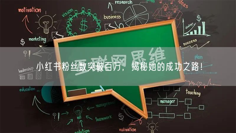 小红书粉丝数突破百万，揭秘她的成功之路！