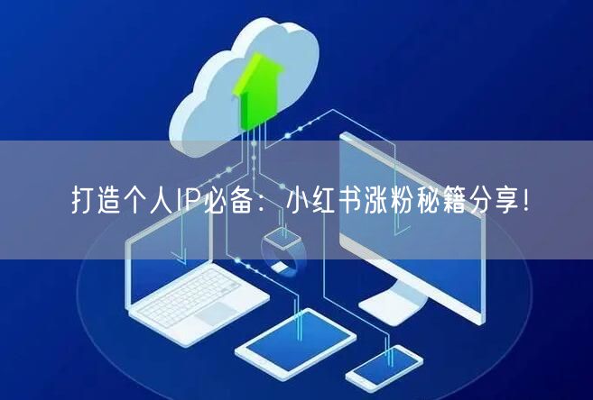 打造个人IP必备：小红书涨粉秘籍分享！