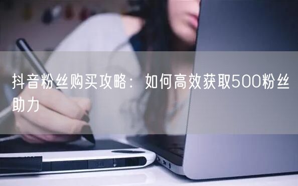 抖音粉丝购买攻略：如何高效获取500粉丝助力